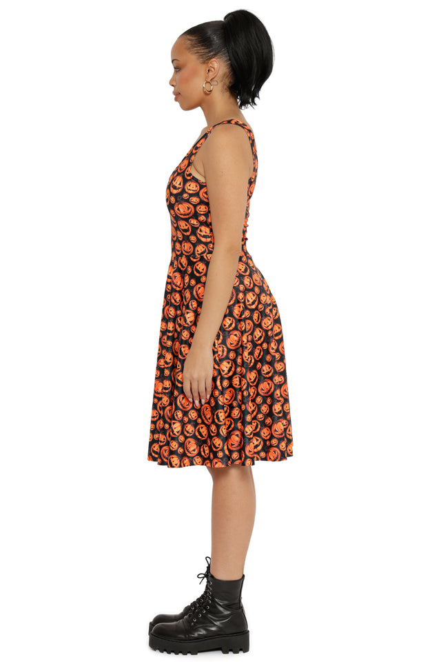 Pumpkins Scoop Longline Dress