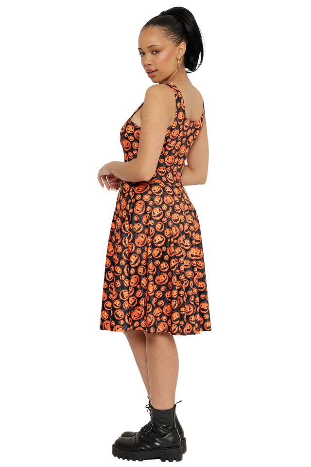 Pumpkins Scoop Longline Dress