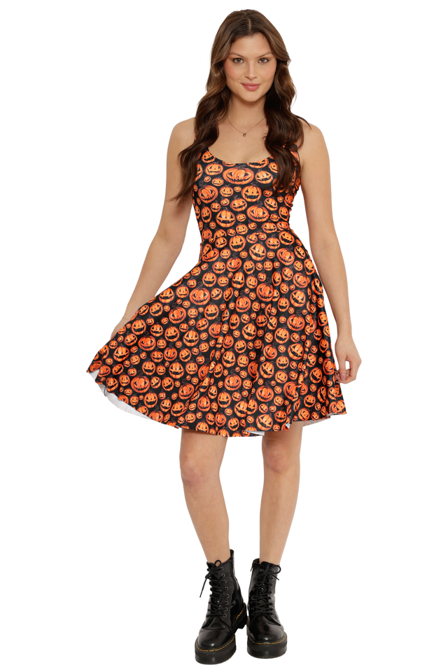 Pumpkins Scoop Longline Dress