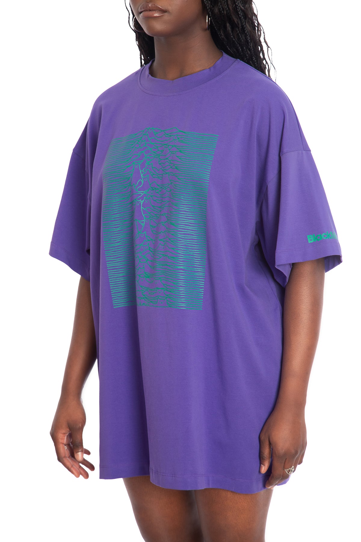 Cat Division Purple Giant Tee - Limited – BlackMilk Clothing