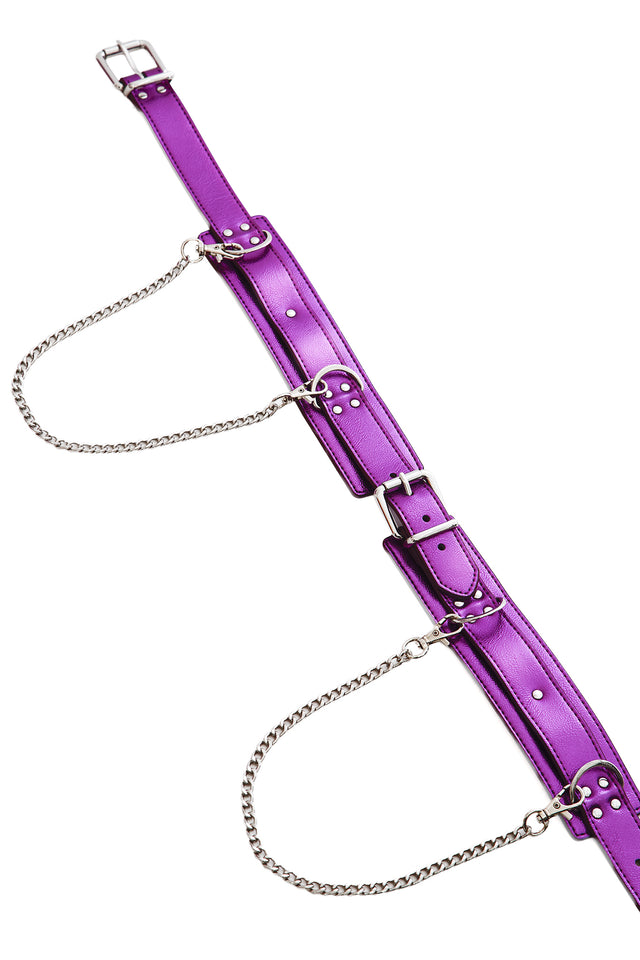 Purple Pearl Chained Up Belt