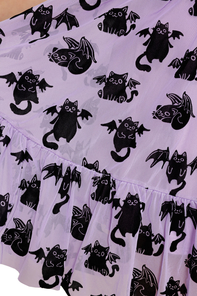 Purranormal Activity Wrap Longline Dress