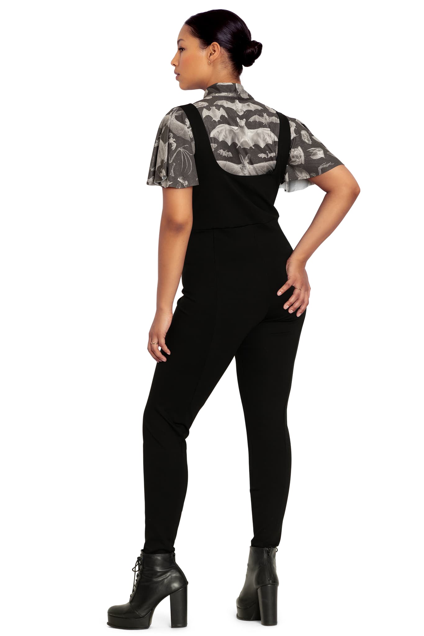 NWT Blackmilk Push it sponge top Overalls Black XS