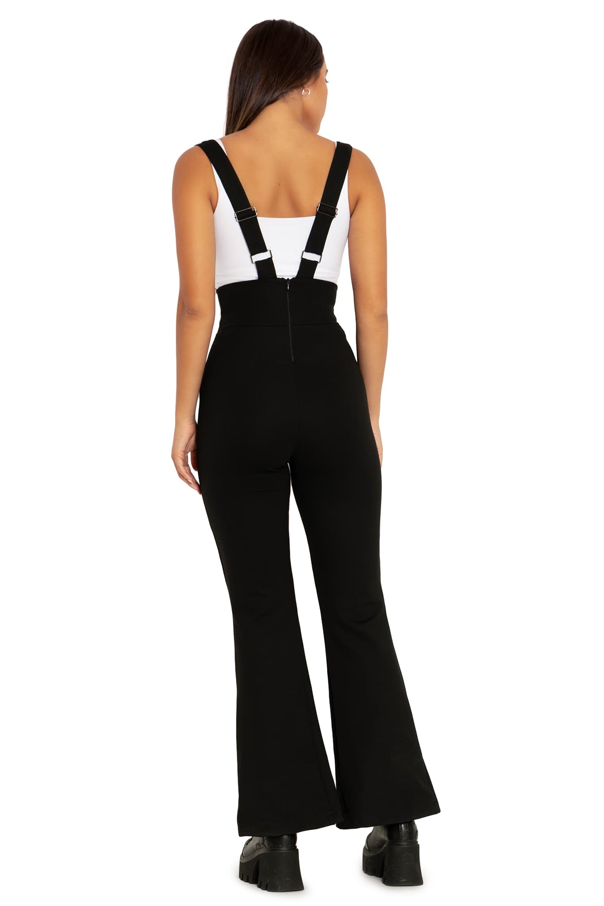 Push It Underbust Flare Overalls - Limited – BlackMilk Clothing