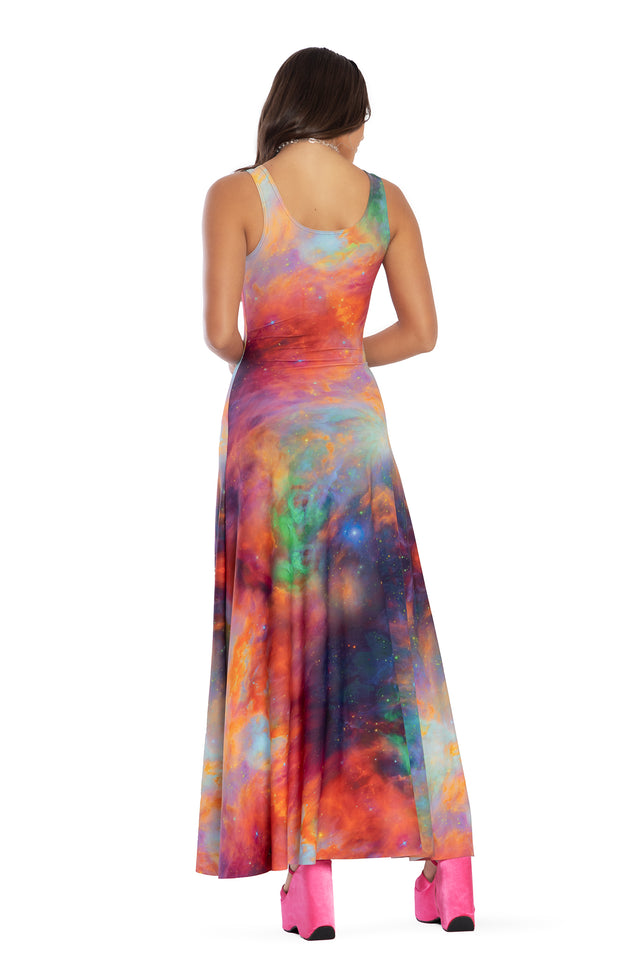 Galaxy Rainbow Maxi Dress
