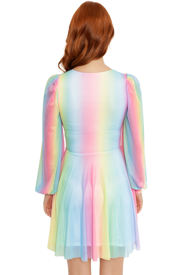 Rainbow Icecream Romance Dress