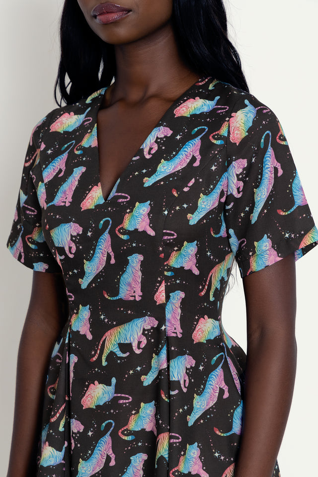 Rainbow Tiger New V Dress