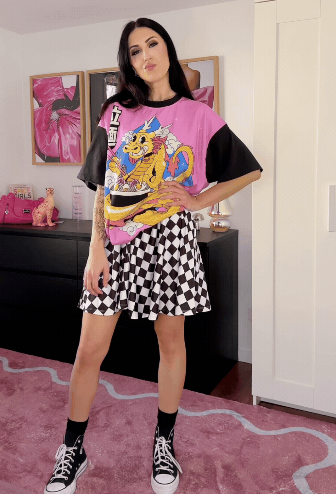 Ramen Dragon Cotton Giant Tee - Limited – BlackMilk Clothing