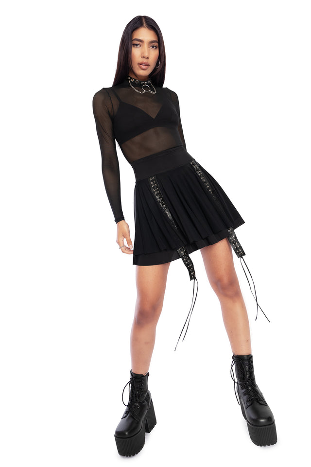 Ritual Circle Mini Skirt Wide