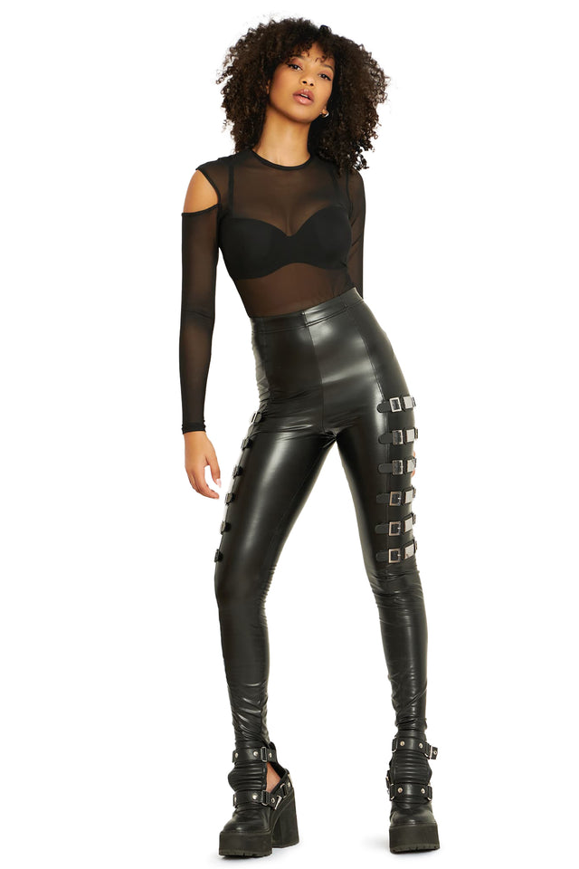 BlackMilk Clothing - Road Hunter High Waisted Leggings