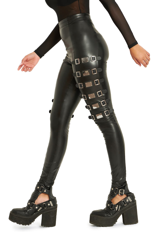 BlackMilk Clothing - Road Hunter High Waisted Leggings
