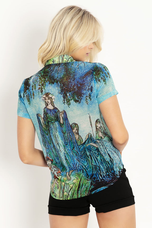 Sabrina Rises Cute As A Button Shirt