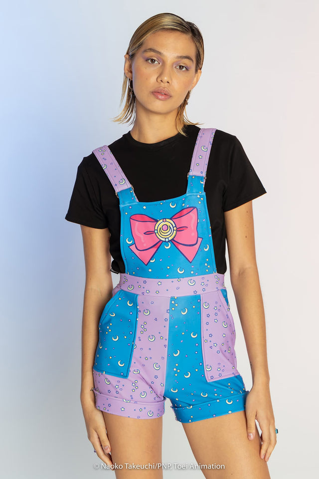 BlackMilk Clothing x Pretty Guardian Sailor Moon - Sailor Moon Pastel Short Overalls - Sailor Moon Merchandise - Collaboration apparel - Licenced.