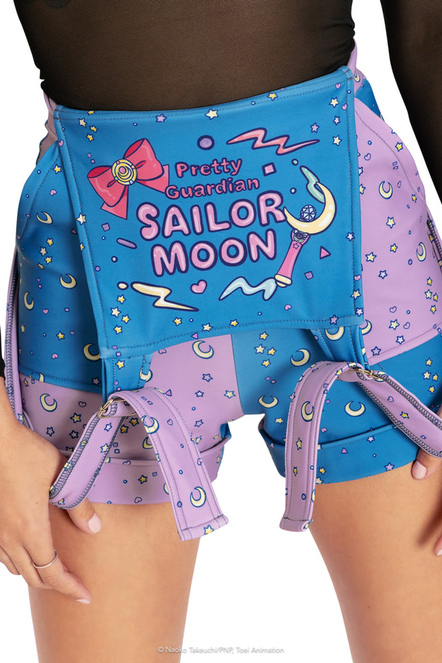 BlackMilk Clothing x Pretty Guardian Sailor Moon - Sailor Moon Pastel Short Overalls - Sailor Moon Merchandise - Collaboration apparel - Licenced.
