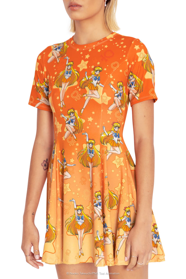 Sailor Venus Evil Tee Dress Closeup 