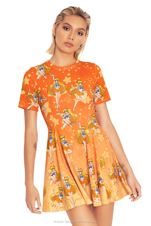 Sailor Venus Evil Tee Dress Closeup