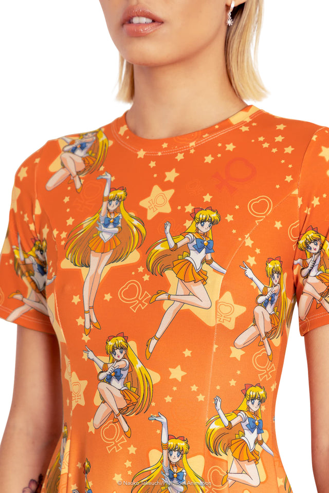 Sailor Venus Evil Tee Dress print 