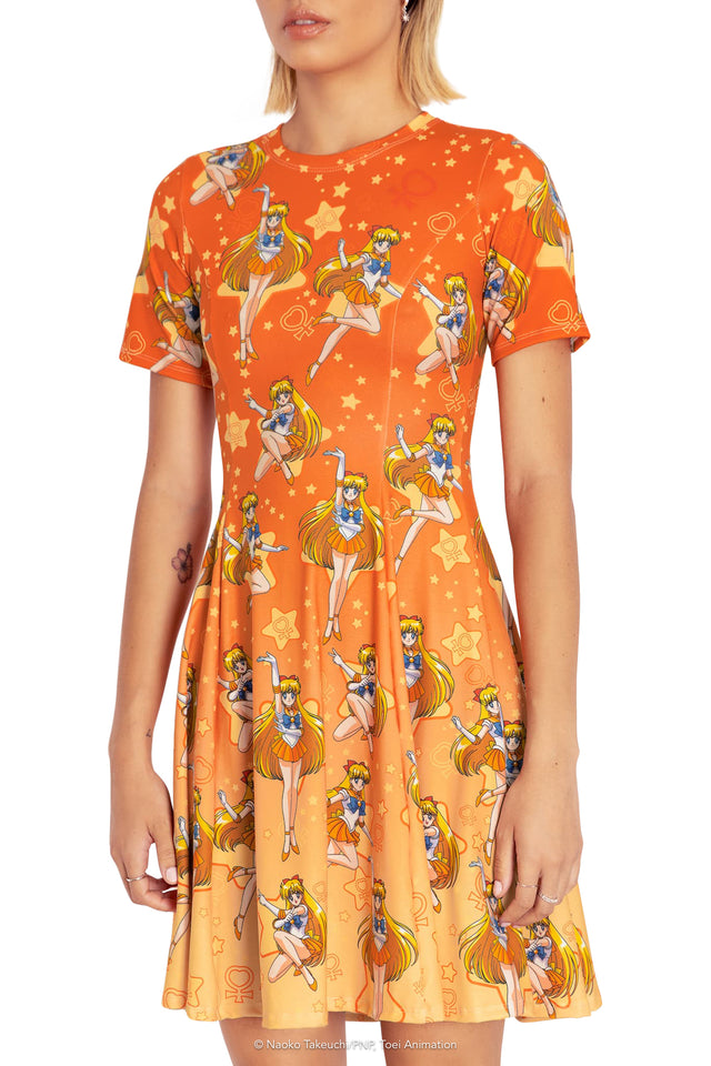 Sailor Venus Longline Evil Tee Dress Closeup 