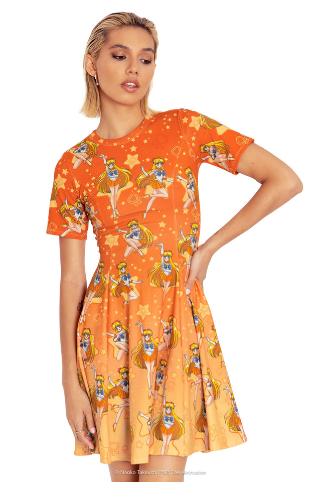 Sailor Venus Longline Evil Tee Dress Closeup