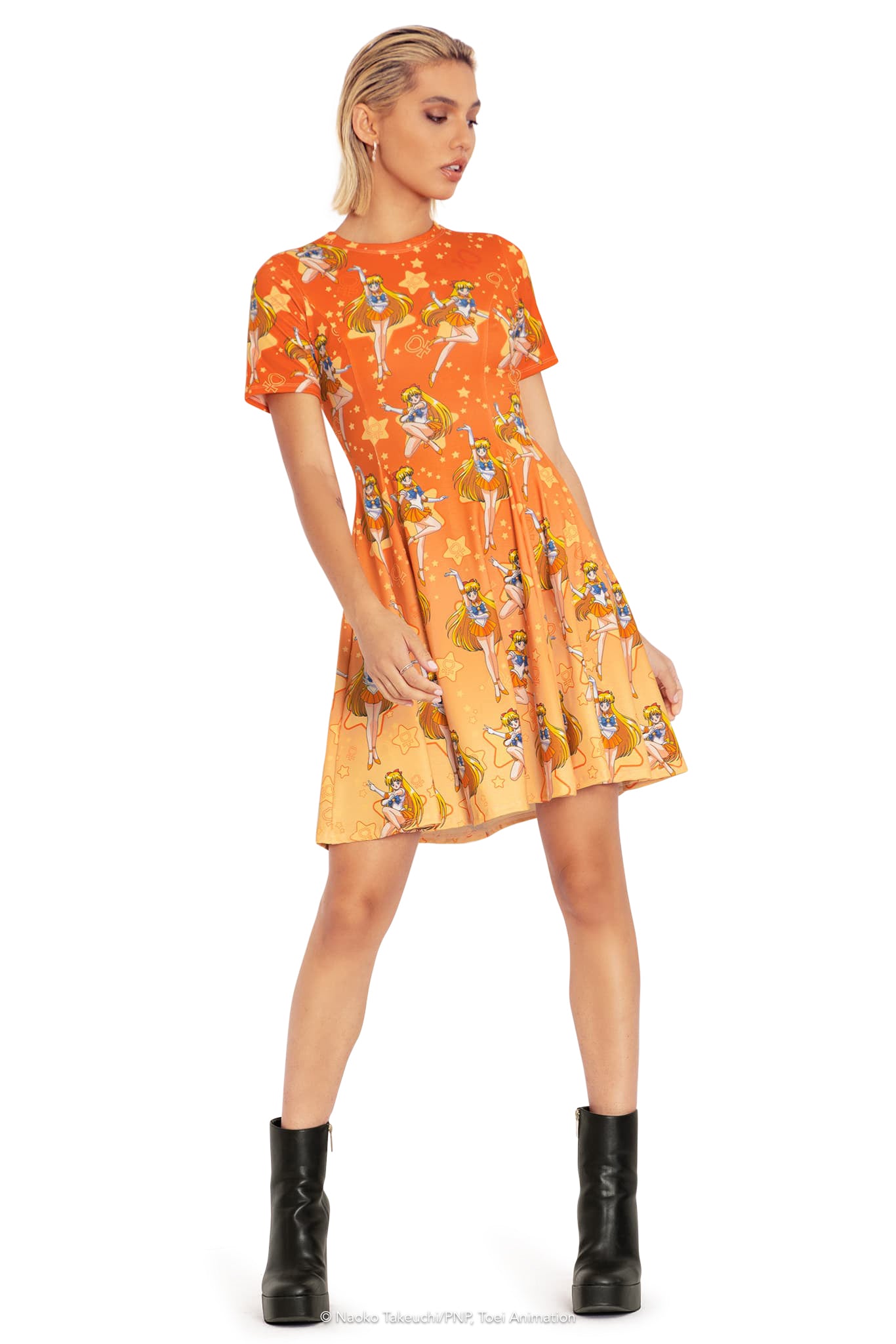 Sailor Venus Longline Evil Tee Dress - Limited – BlackMilk Clothing