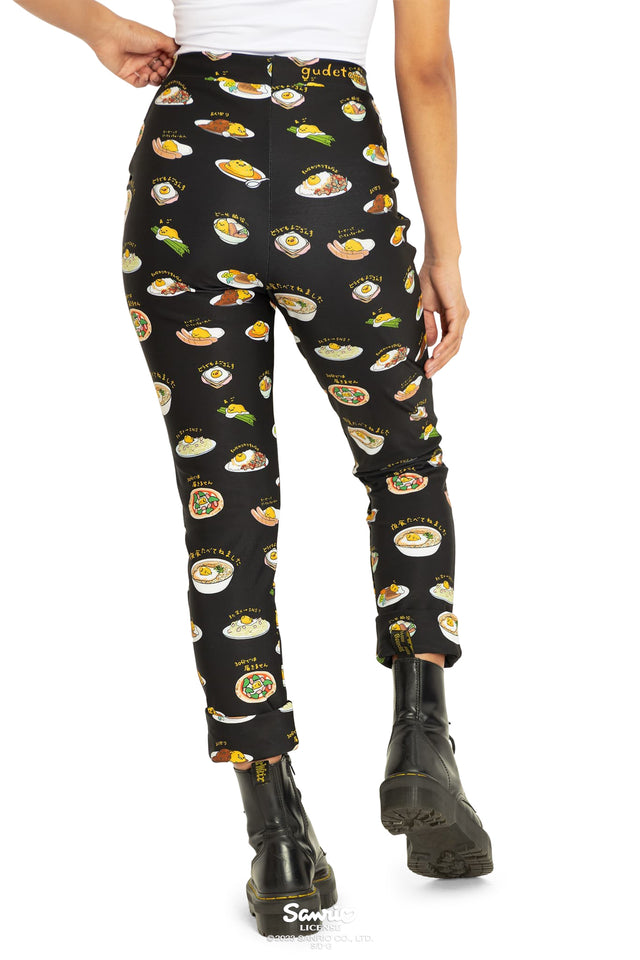 Sanrio Eat With Gudetama Cuffed Pants Back