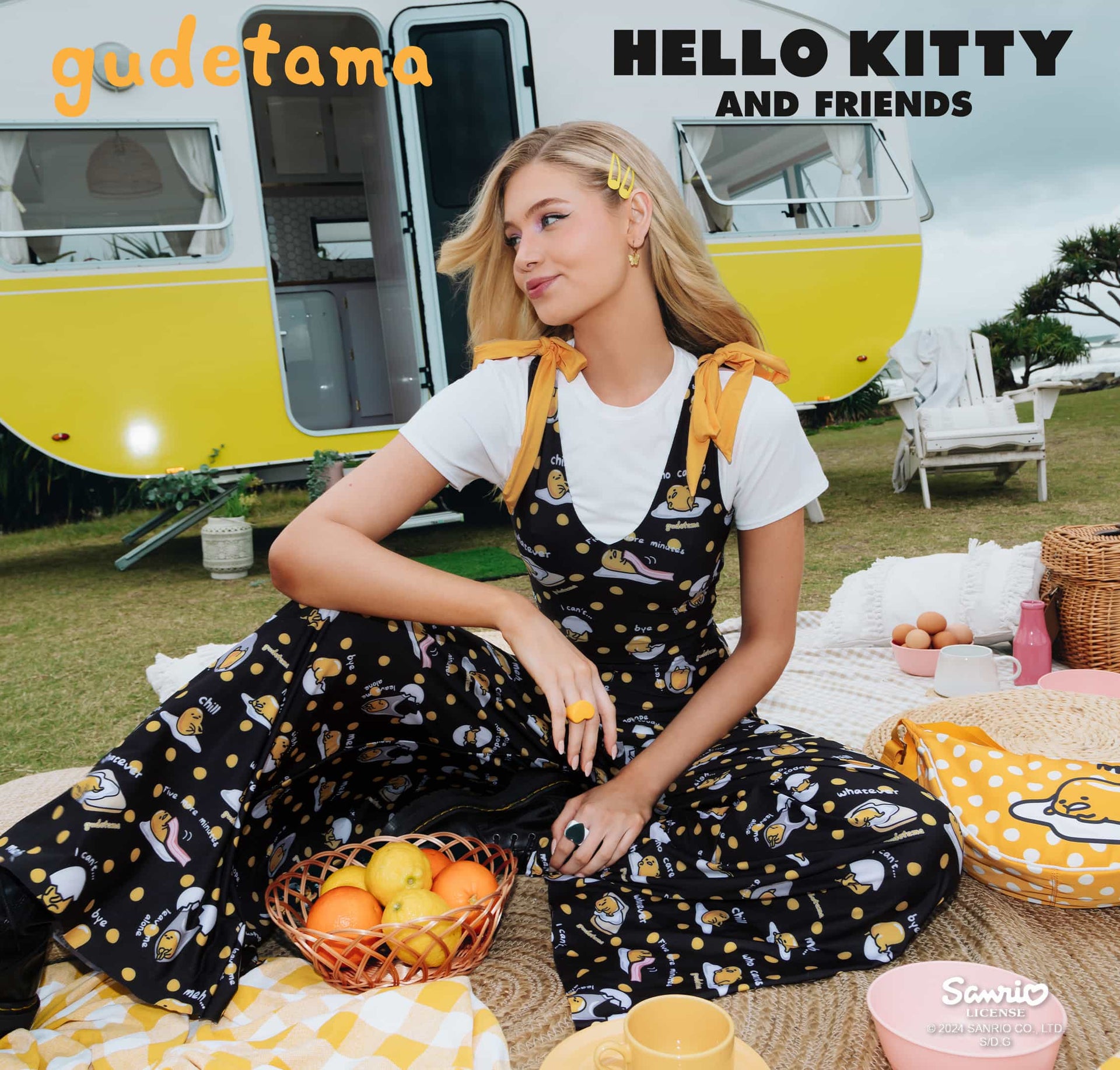 Hello Kitty and Friends, Gudetama, Sanrio Licensed Collaboration with BlackMilk Clothing.