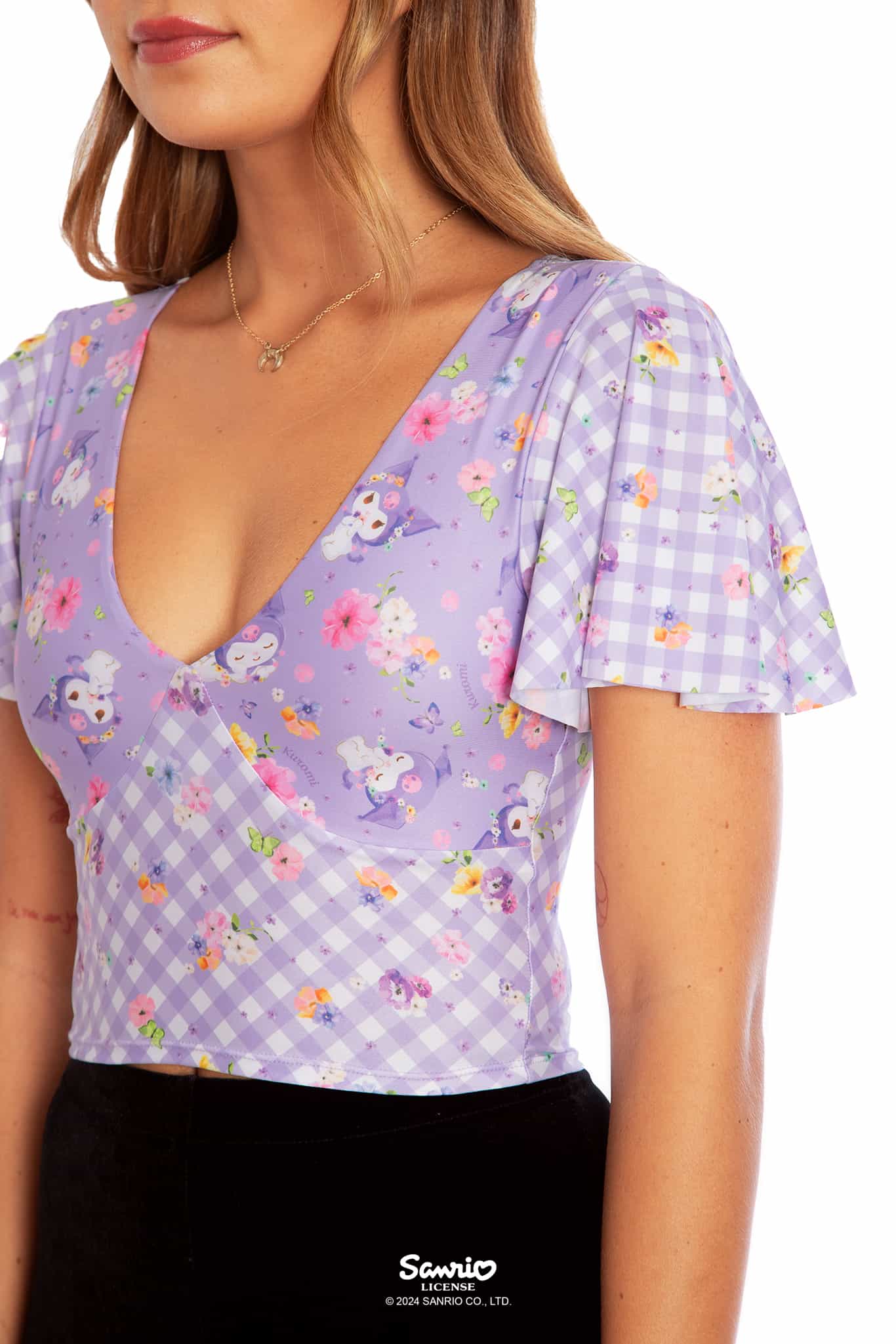 Gingham Kuromi Rio Marilyn Top - Limited – BlackMilk Clothing