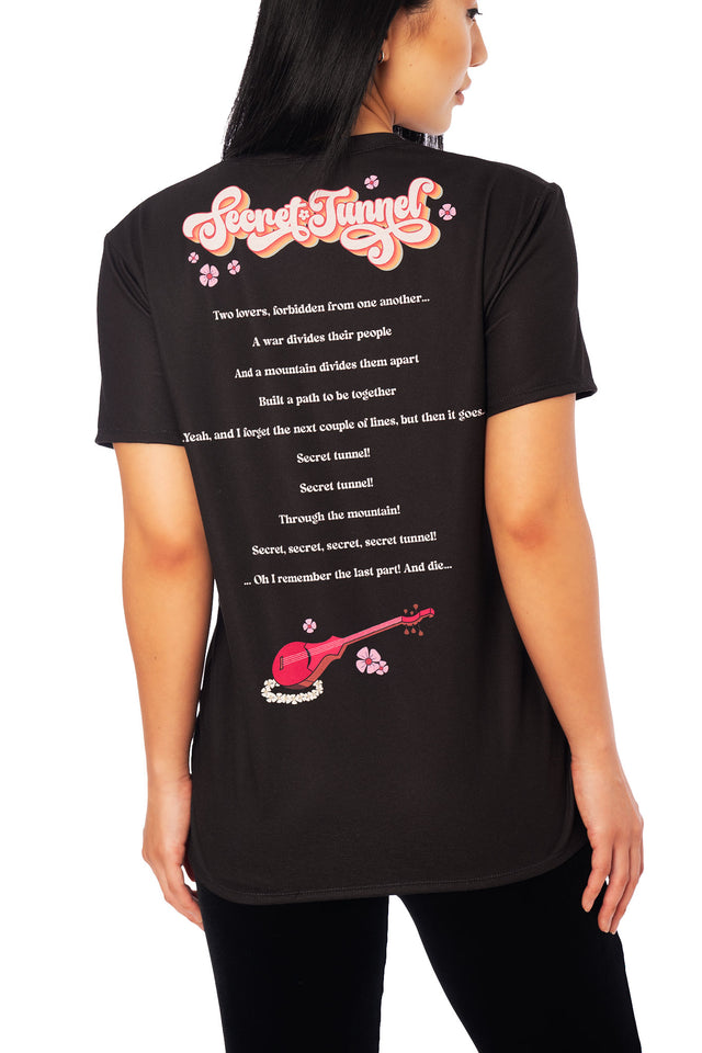 Avatar: The Last Airbender x BlackMilk Secret Tunnel tee inspired by Omashu and the Earth Kingdom, featuring colourful licensed Avatar artwork