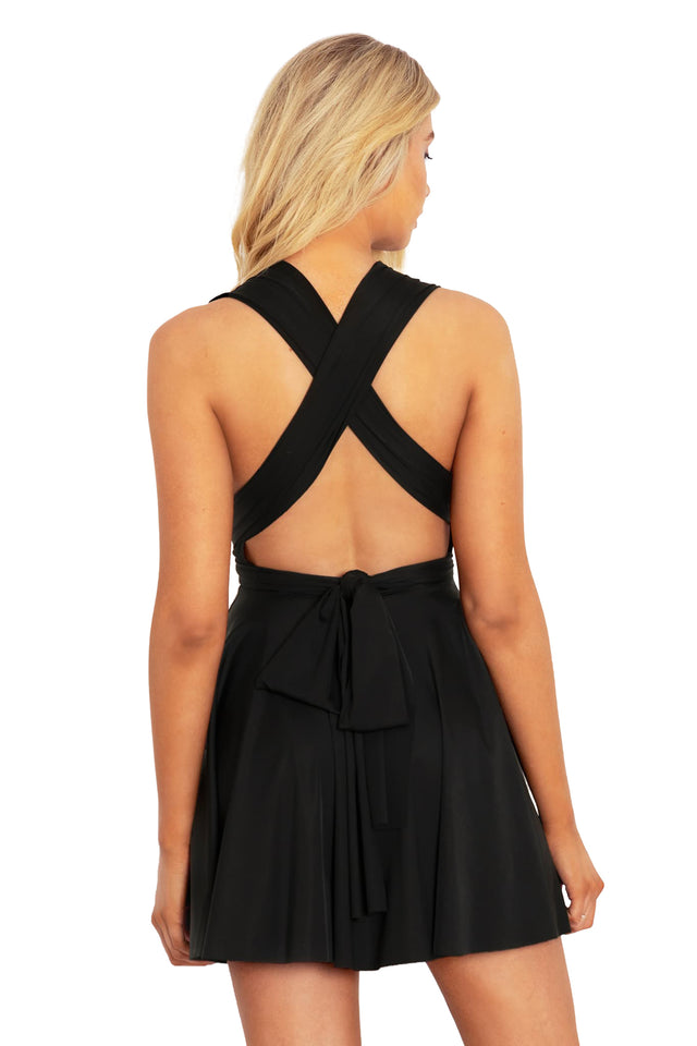 Sleek Infinity Skater Dress - Limited BlackMilk Clothing Sleek Infinity Skater Dress - Limited BlackMilk Clothing
