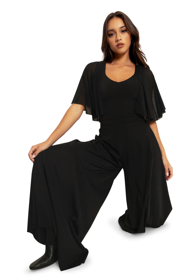 Sleek N Sheer Sweetheart Jumpsuit Wide