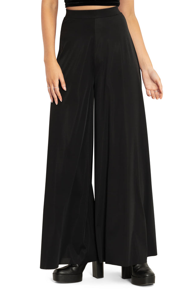 Sleek Palazzo Pants Closeup