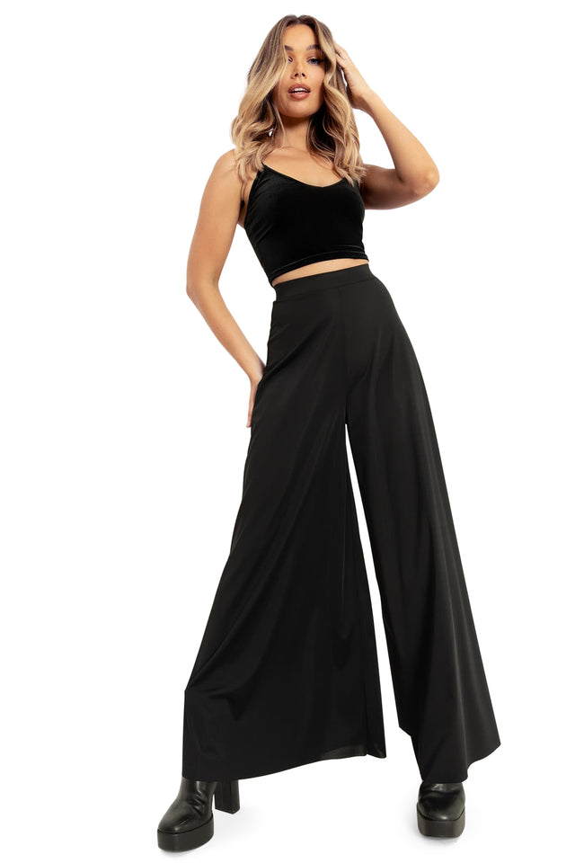 Sleek Palazzo Pants Wide