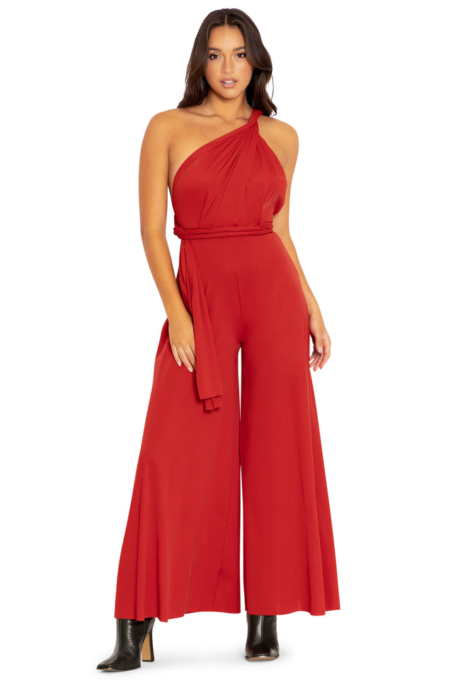 Sleek Pepper Infinity Jumpsuit  Front