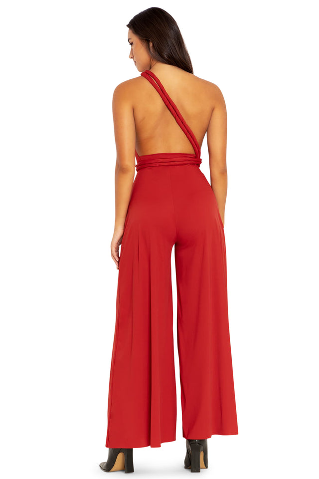 Sleek Pepper Infinity Jumpsuit Back