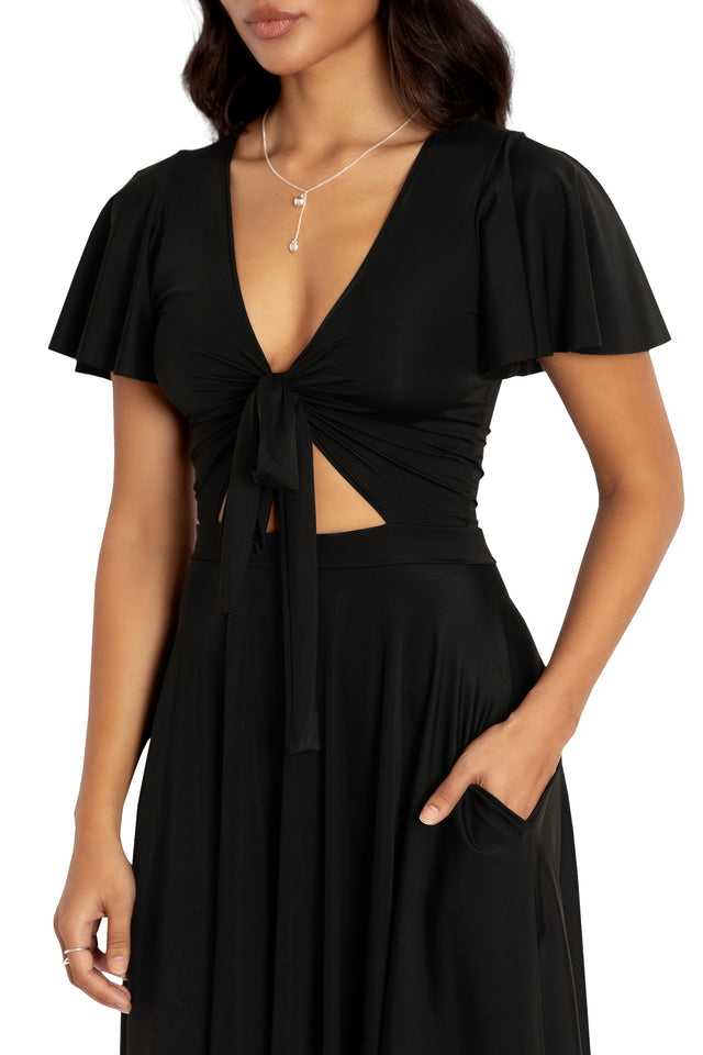 Sleek Rio Midi Dress Front