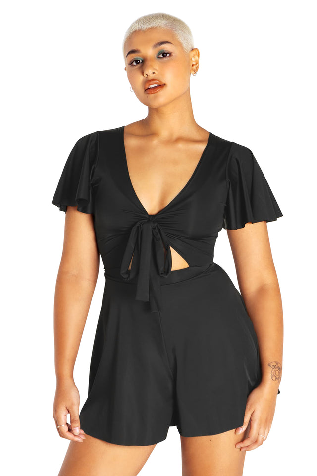 Sleek Rio Playsuit Closeup