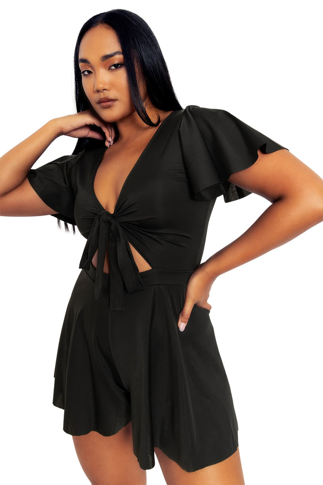 MAMALICIOUS dames jumpsuit paulette, zwart, M-L MAMALICIOUS dames jumpsuit paulette, zwart, M-L