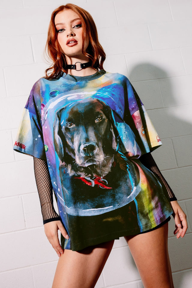Space Puppies Cotton Big Tee