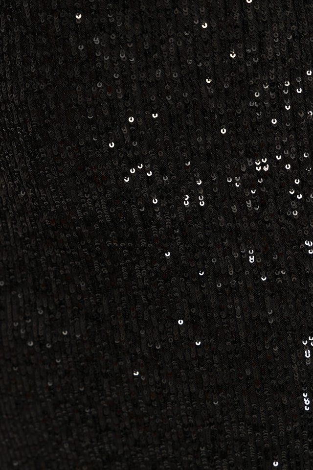 BlackMilk Clothing - Sparkle Sparkle Black Sequin Lace  Mini Dress