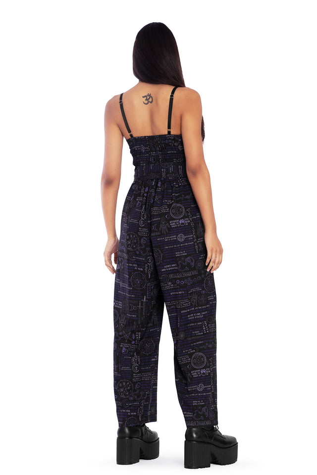 Spellbook Long Picnic Jumpsuit Back