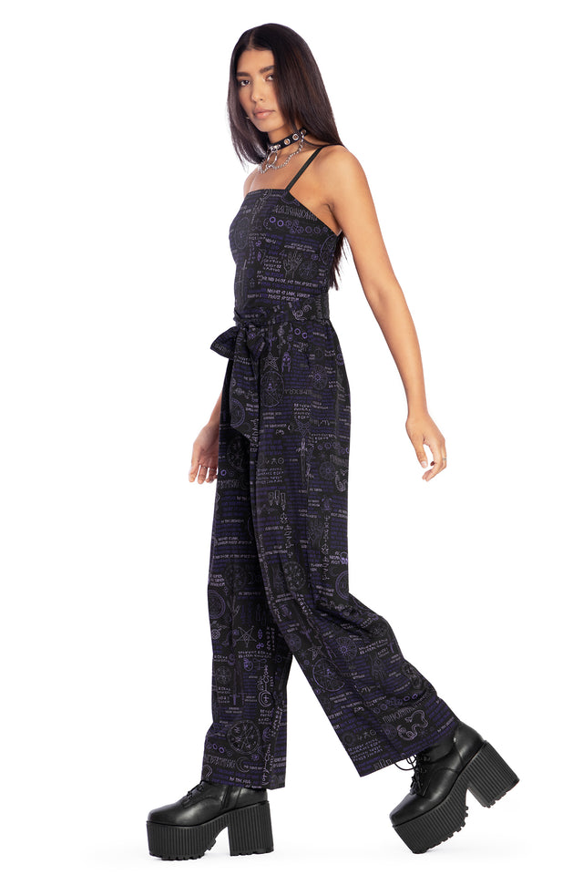 Spellbook Long Picnic Jumpsuit Side