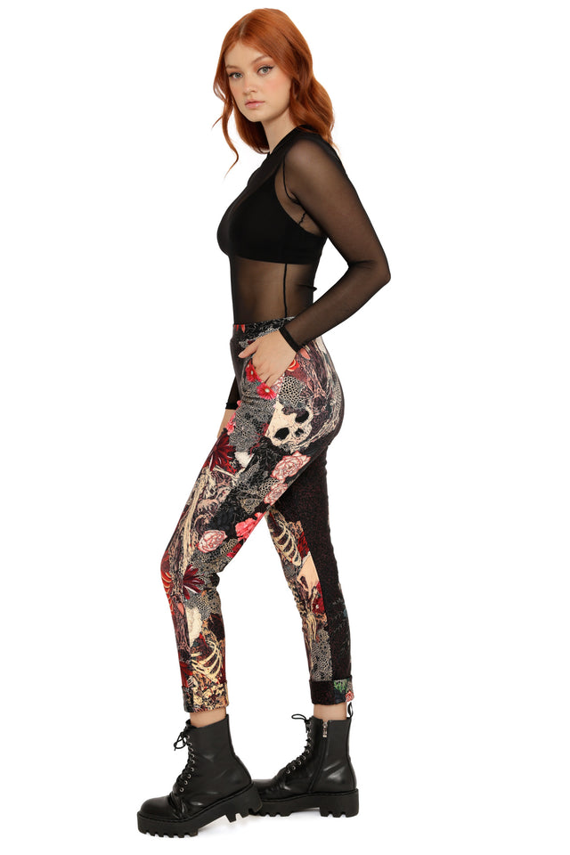 Spirit of a Dragon Cuffed Pants