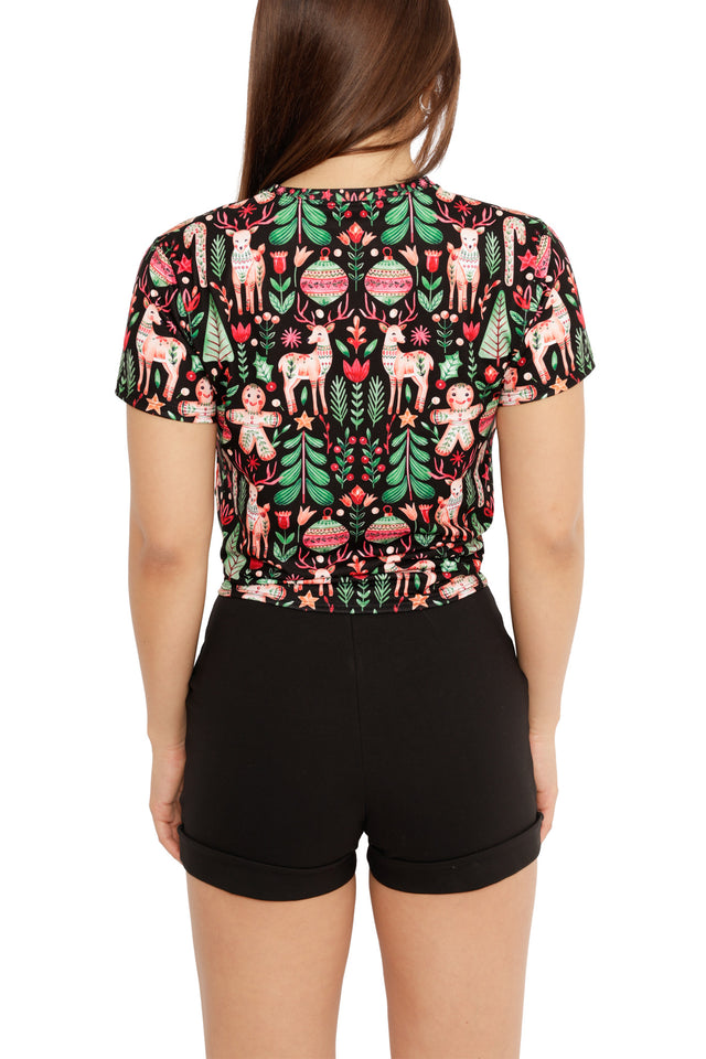 christmas t-shirt spruced up print holiday styling idea