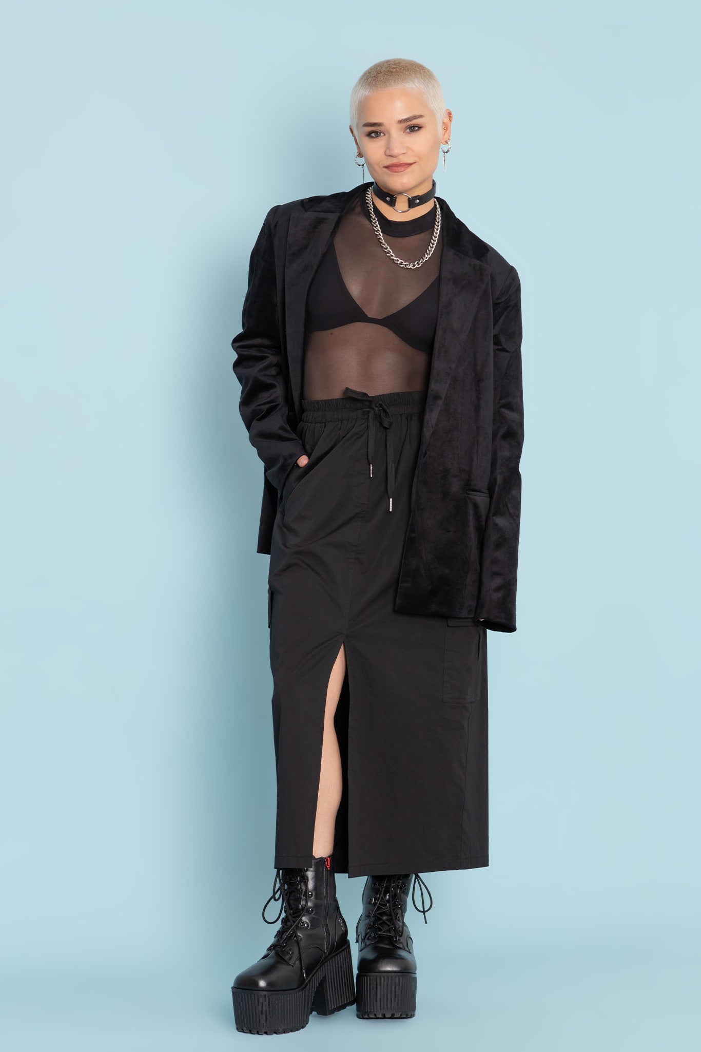 Chocolate Cargo Skirt