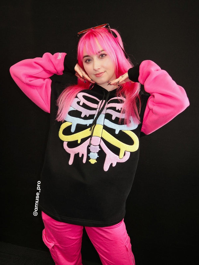 Fluffy Rib Cage Comfy Hoodie