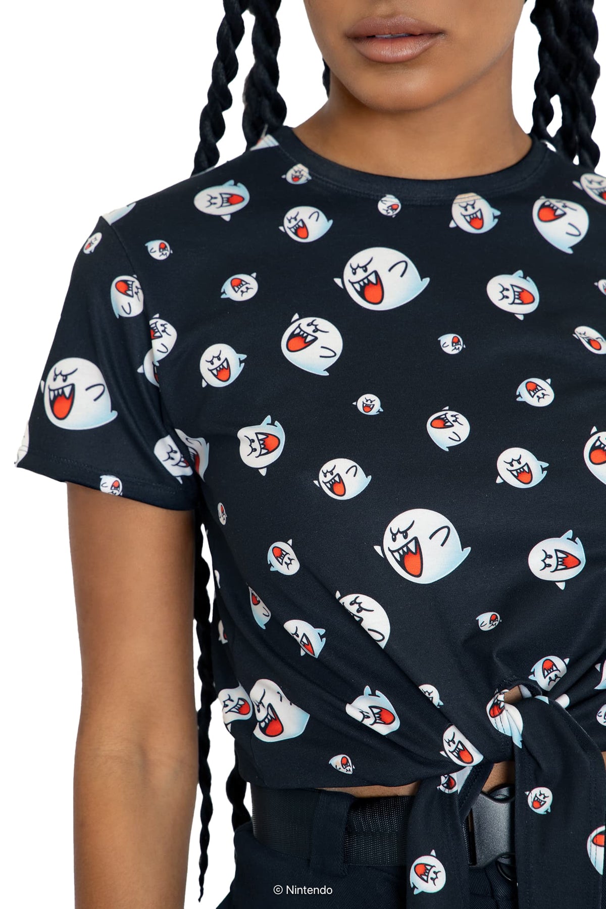 Boo Tie Front Tee - Limited – BlackMilk Clothing