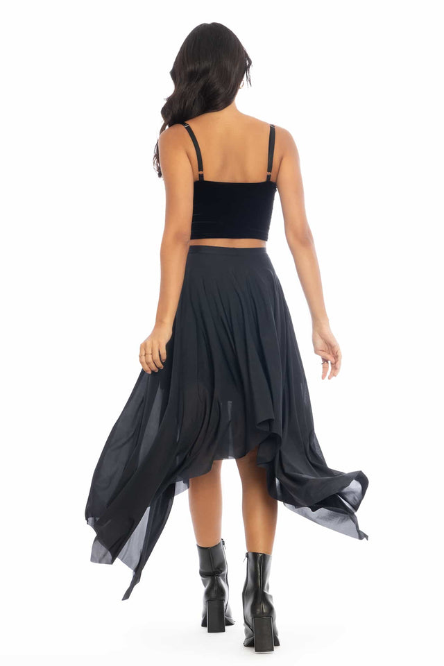 Super Sheer Handkerchief Skirt