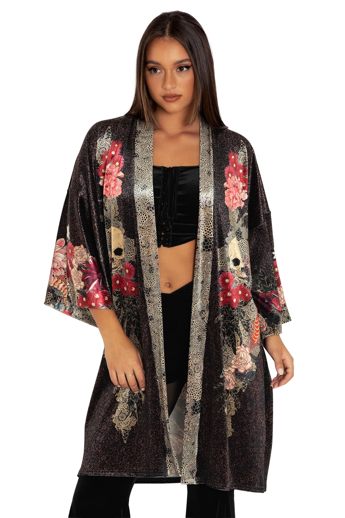 Spirit Of A Dragon Velvet Robe - Limited – BlackMilk Clothing