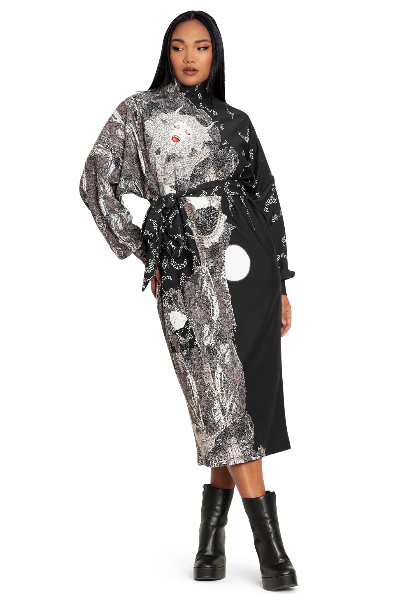 Vampire Spellbound Batwing Dress – BlackMilk Clothing
