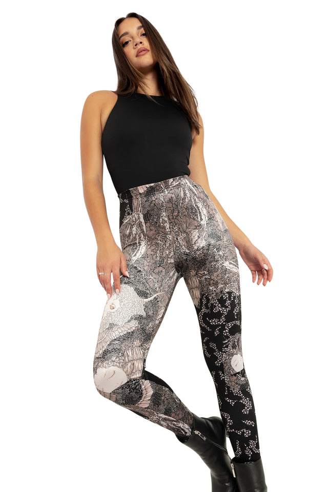 BlackMilk Clothing - Takato Yamamoto Vampire Spellbound Velvet High Waisted Leggings